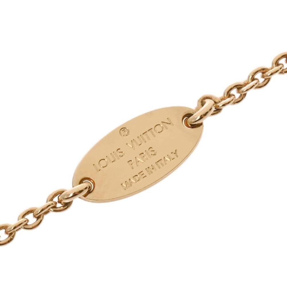 LOUIS VUITTON Gold Necklace - Picture 3 of 8